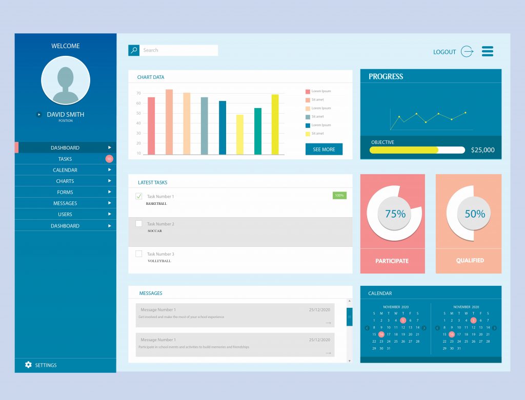 Digital Decimal Portfolio Software UI CRM-Asian Library