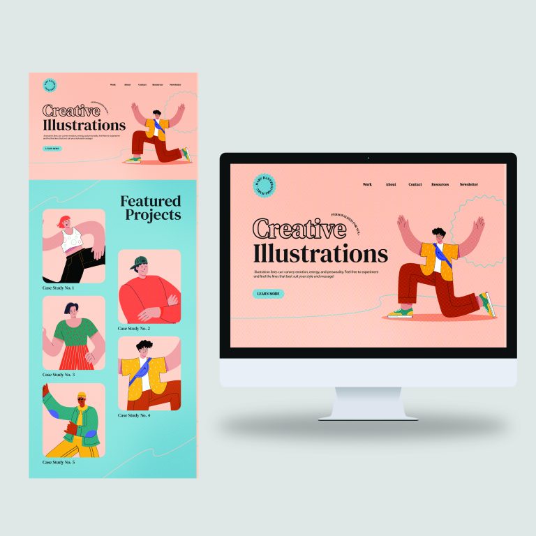Digital Decimal Portfolio website development - Creative studio